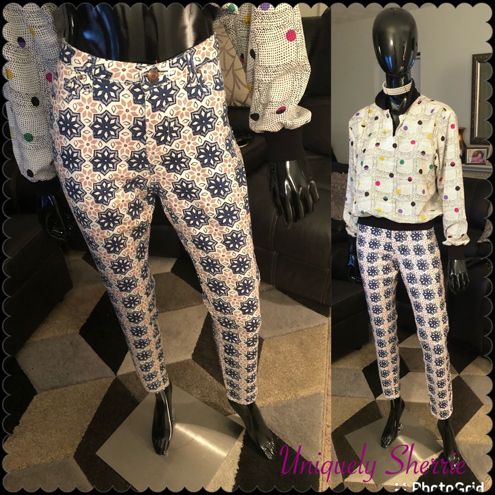 SOLD Adam Levine Print Pants - Picture 1 of 13